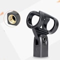 Miniatyrbillede 3 af 5: QU/Fjederklemme Mikrofonholder Mikrofonadapter til mikrofon med en diameter på 2,6-5 cm