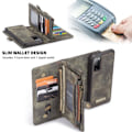 Miniatyrbild 4 av 4: \"QD\"CASEME Samsung Galaxy S20 FE Retro Läder Plånboksfodral