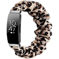 Miniatyrbillede 1 af 5: [QD]MEFEO Scrunchies kompatible med Fitbit Inspire 2 Remme/Inspire Leopard (Small, Leopard)