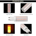 Miniatyrbilde 4 av 5: G9 Flamme LED-pære 0,5w Pc Keramisk farge 10lm 36*2835 Smd Ac 220-240v 1300-1700k 360 grader [energiklasse A] 4-pakning
