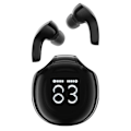 Miniatyrbillede 1 af 5: \"QD\" HK18 Trådløse Hovedtelefoner, Bluetooth 5.3, Støjreducerende Krystalklare In-Ear Hovedtelefoner, med Digital LED-Display, sort