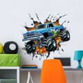 3D Racing Bil Väggdekaler Bilar Pojkrum Väggdekaler Barnsäng