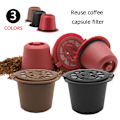 Pikkukuva 3 / 5: QU.Uudelleenkäytettävä täytettävä kahvikapselisuodatin Nespresso-koneeseen (Punainen)