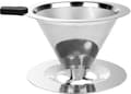 Miniatyrbillede 1 af 8: Kaffefilter - Genanvendeligt filter i rustfrit stål - Papirfri - Til manuel kaffe