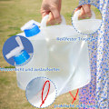 Miniatyrbild 2 av 5: QU/Richeer 4-pack hopfällbara vattenbehållare 10L/20L Flexibel vattenbehållare Hopfällbar vattenbehållare BPA-fri för utomhuscamping