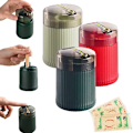 Miniatyrbild 5 av 5: QU.3 st Automatiskt Tandpetare Dispenser, Tryck-Typ Tandpetare Förvaringslåda Tandpetare, Ny Tandpetarhållare Dispenser Hållbar Lätt Att Använda