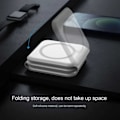 Miniatyrbillede 2 af 5: Foldbar Trådløs Mobillader 3-i-1 Magsafe Hvid_qq