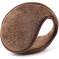 Miniatyrbillede 2 af 5: Ørevarmere til mænd og kvinder Klassisk fleece unisex varme vinterhatte kaffe˜QD