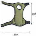 Miniatyrbild 4 av 4: QQU-Knäskydd i Svamp, 1 Par Skyddande Knäskydd i Memory Foam för Trädgårdsarbete 23x46cm (Grön)