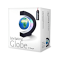 Miniatyrbilde 3 av 3: Svevende Jordklode - Globus med LED-belysning_QQ