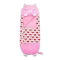 Miniatyrbilde 2 av 4: /QD/Dunsovesekk for barn med pute 137*50cm - Happy Nappers - Rosa - Rektangulær
