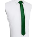 Miniatyrbilde 3 av 5: QD-Herrslips 5CM Grønn Smal Slim Flere Farger Fint Vevd Twill