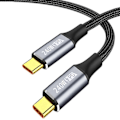 Miniatyrbilde 1 av 5: [QD] USB C Hurtigladekabel Type-C Datakabel SVART 2M Svart Black (2m, Black)