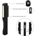 Miniatyrbillede 2 af 3: [QD]Dww Genopladelig LED Arbejdslampe, 2 stk. 350 Lumen Cob Mechani DXGHC