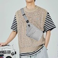 Miniatyrbillede 3 af 5: QD-2024 Ny Wander Anti-Tyveri Rejse Sling Bag Brysttaske Sort