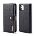 Miniatyrbillede 2 af 5: iPhone 11 - DG.MING Pung Etui/Magnetisk Skal - Sort Sort Sort Black*QN