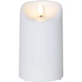 QU-LED bloklys med timer, hvid INDENDØRS/UDENDØRS Hvid Hvid Hvid 13 cm,A