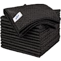 Miniatyrbild 1 av 5: QU*MR.SIGA Rengöringsdukar mikrofiber trasor rengöringsdukar fönster handdukar mikrofiberhanddukar diskhanddukar, 12-pack, svart