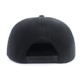 Miniatyrbillede 4 af 4: Sort snapback-kasket med spænde, sort black one size