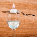 Miniatyrbillede 2 af 5: QU/2 absintskeer i rustfrit stål, mælkebøttecocktailbar