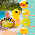 Miniatyrbillede 3 af 5: And Oppustelig Pool Flash Oversigt med Hældninger Inflation Gul Badering Sommer_FO