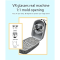 Miniatyrbillede 2 af 5: QD-Hårdt etui kompatibelt med Meta/Oculus Quest 2 Basic /Elite-version, stor beskyttelse Store