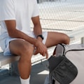 Miniatyrbilde 2 av 5: \"QD\" Racketveske, Multifunksjonell Tennisracketoppbevaring Skulderveske - Svart
