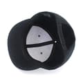 Miniatyrbillede 3 af 4: Sort snapback-kasket med spænde, sort black one size