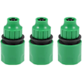 Miniatyrbillede 1 af 5: 3-delt hurtigkobling slangeadapter 8mm ID slange_QF
