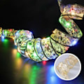 Miniatyrbild 5 av 5: Julgransbelysning RGB Ljusslinga | Flerfärgad Julbelysning | För Paket och Julgran | Batteridriven_qq