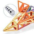 Miniatyrbilde 5 av 5: Magnetiske fliser brikker Bygg med 40 stk Magneter multifarge_qq
