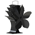Miniatyrbillede 1 af 5: Kaminventilator for bedre varmefordeling 5 blade Sort_qq