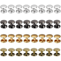 Miniatyrbild 1 av 5: QU/Lädernit 400 stycken Dubbellockskruvar Nitrörformiga Nitar Fästnit Lädernitar Set Kraftigt Spänne för DIY Läderhantverk Nitar 4