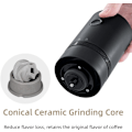 Miniatyrbild 4 av 5: Portable Electric Coffee Grinder, Mcbazel Electric Rechargeable Mini Coffee Grinder with Multiple Grind Settings - Black