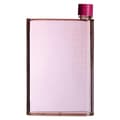 Platt Vattenflaska, A5 Memo - Rosa