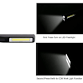 Miniatyrbillede 3 af 3: [QD]Dww Genopladelig LED Arbejdslampe, 2 stk. 350 Lumen Cob Mechani DXGHC