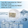 Miniatyrbillede 4 af 5: Isbads Termometer Timer, Flydende Termometer til Isbad, Vandtæt IP67, Koldt Dyp Termometer & Timer