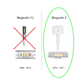 Pikkukuva 2 / 5: Apple Macbook Magsafe 2 laturi, 45 W - Macbook Air -malleille, yhteensopiva_QUU