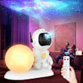 Miniatyrbillede 2 af 5: [QD] Kaishengyuan Astronaut Galaxy Projektor, Stjernehimmelprojektor til Børn og Voksne med Nebulagenerator, Timer og Fjernbetjening