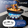 Miniatyrbilde 5 av 5: Universal Wok Stativ Ring for Gasskomfyr