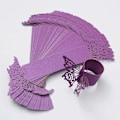 Miniatyrbilde 5 av 5: \"QD\" 50 stk Serviettholder, Engangs Serviettholder, Serviettspenner for Bordplassering, Bryllup, Fest, Jul