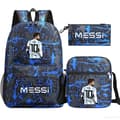 Jalkapallo Messi reppu 3 osaa Light Grey
