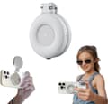 Magnetic Camera Grip for Mobile, MagSafe Phone Holder with Remote Shutter & LED Light White White Fill Light