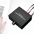 Miniatyrbilde 5 av 5: \"QD\" 4-porters toveis R L Audio Switcher Boks Audio Rotasjonsbryter Plug and Play Audio Splitter for