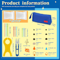 Miniatyrbild 2 av 5: Unleash Your Creativity with a Comprehensive Crochet Kit, Learn a New Skill with Ease