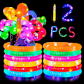 Miniatyrbilde 4 av 5: 12 stk Mini Pop Tubes Sensoriske Leker, Lysende Pop Tube, LED-belysning˜QD
