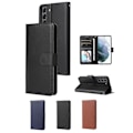 Miniatyrbillede 1 af 4: Samsung S22 Pung Etui - 3 Farver Brun*QN