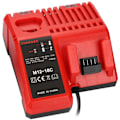 Miniatyrbillede 4 af 4: QQU-M12-18C Li-ion Batterioplader til Milwaukee 12V 14.4V 18V Lithium Batteri C1418C 48-11-1815/1828/1840 M18 M14 M12