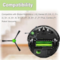 Miniatyrbillede 4 af 5: Sidebørster til iRobot Roomba E, I & J-serien E5, E6, I1, I1+, I3, I3+, I4, I4+, I6, I6+, I7, I7+, I8, I8+, J7, J7+