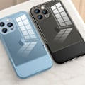 Miniatyrbild 5 av 5: QU/Mobilskal för iPhone 16 15 14 Pro Max Skal 13 11 12 X Tillbehör och Ställ Kameraskydd Mobilskal Black Case For iPhone12 pro max
